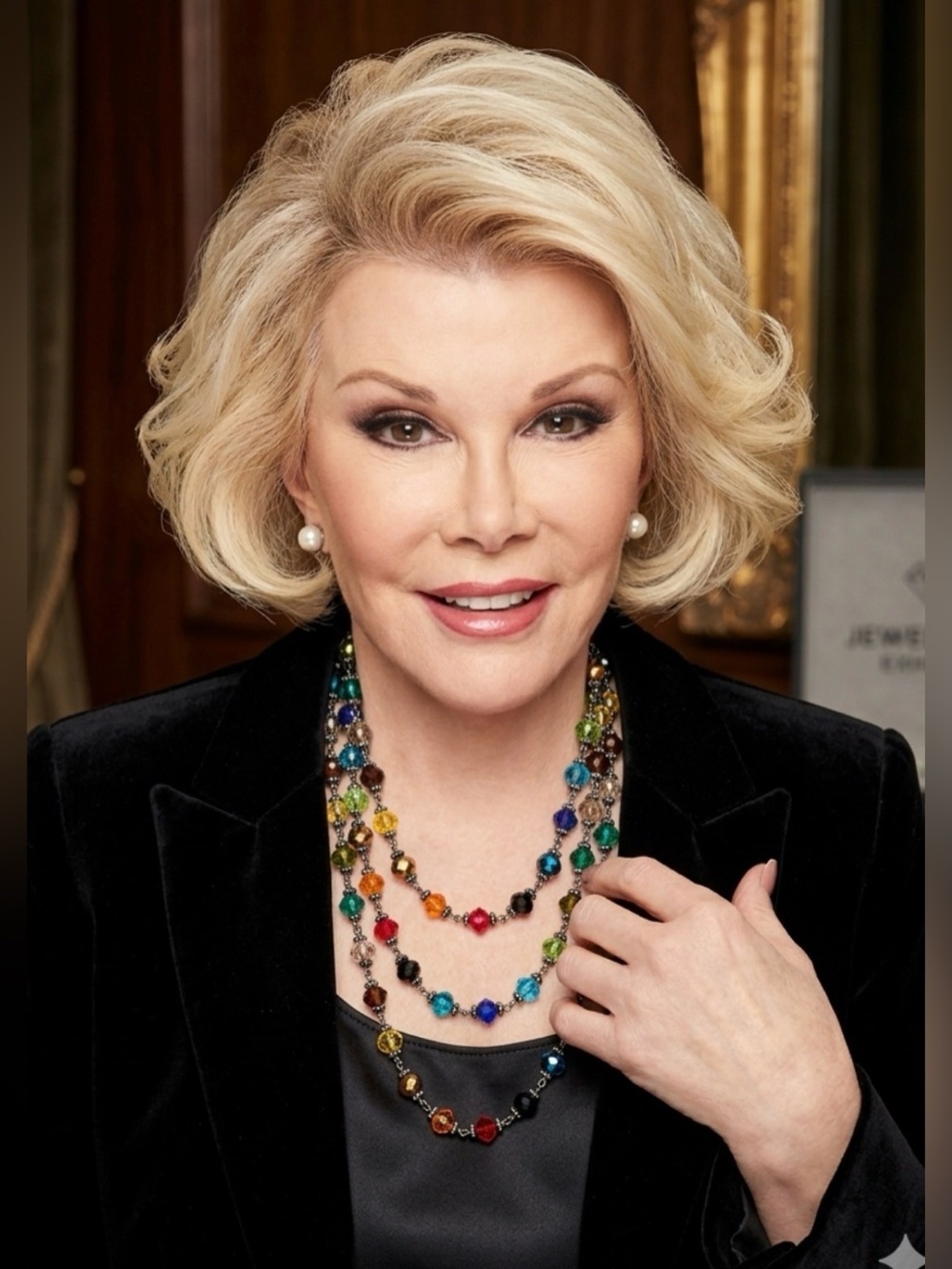JOAN RIVERS SWAROVSKI CRYSTALS NECKLACE